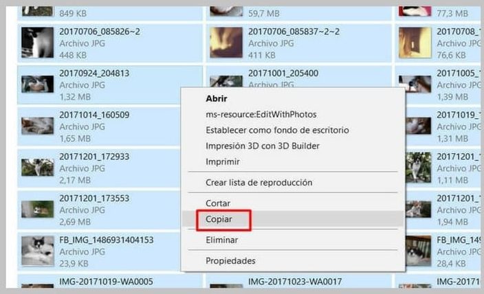 descargar fotos del celular a la pc