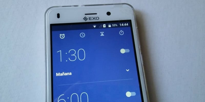 como usar la alarma en el celular exo spanky