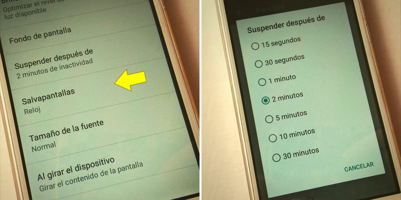 cambiar estado suspendido celular exo spanky
