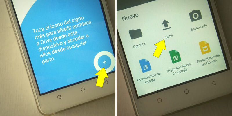 cómo guardar fotos en la nube desde el celular