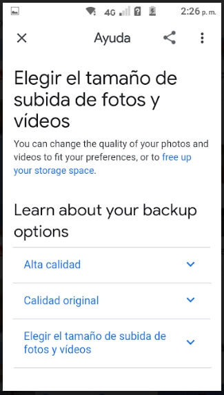 como usar google fotos