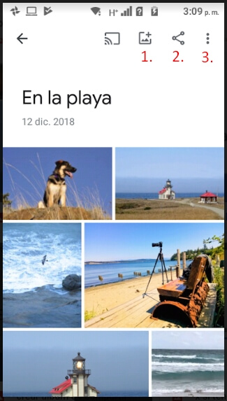 como usar google fotos
