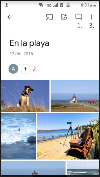 como usar google fotos