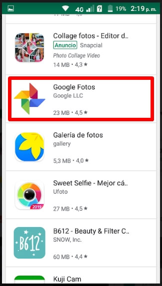 como usar google fotos