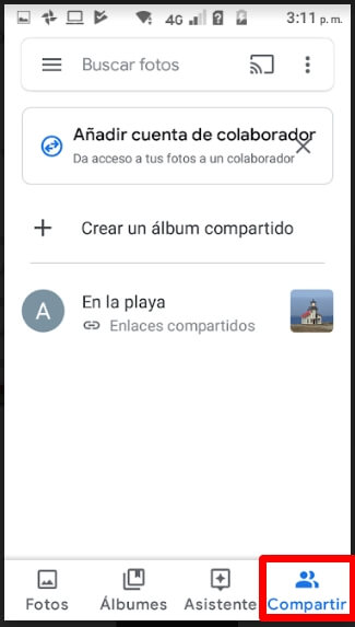 como usar google fotos