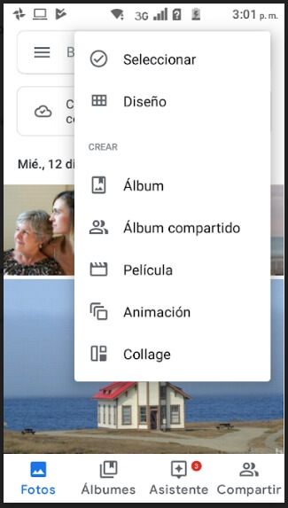 como usar google fotos