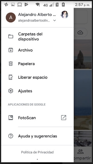 como usar google fotos