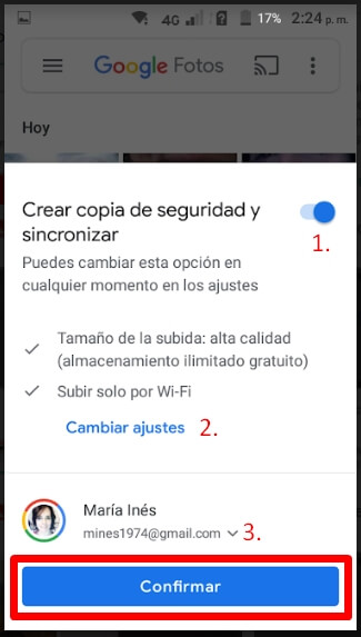 como usar google fotos