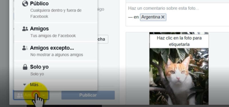 como crear album fotos en faceobok