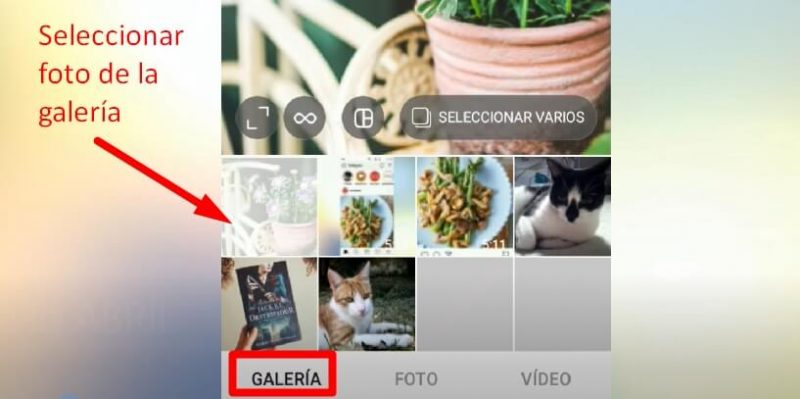 como subir foto a instagram