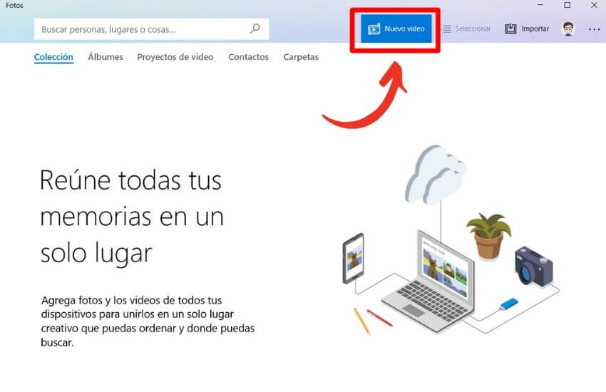 como crear un video con fotos