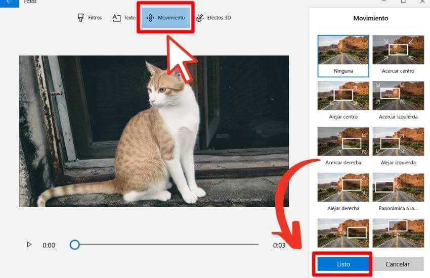 como crear un video con fotos