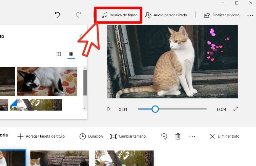 como crear un video con fotos