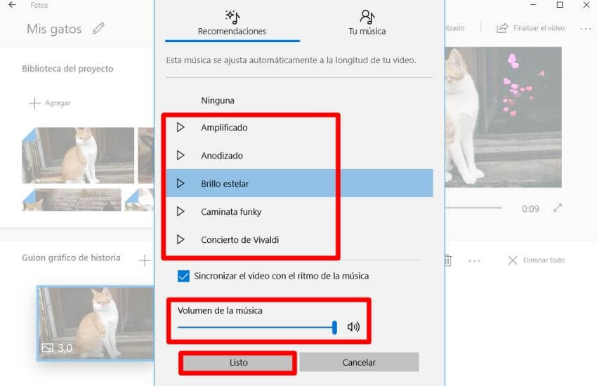 como crear un video con fotos