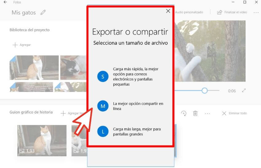 como crear un video con fotos