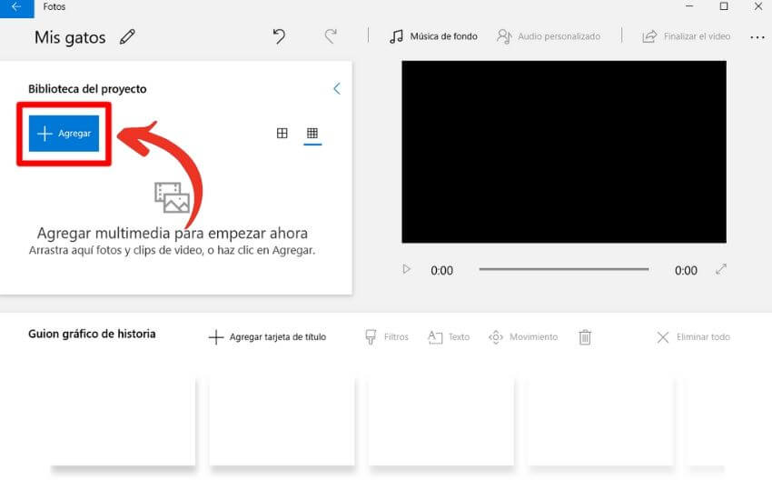 como crear un video con fotos