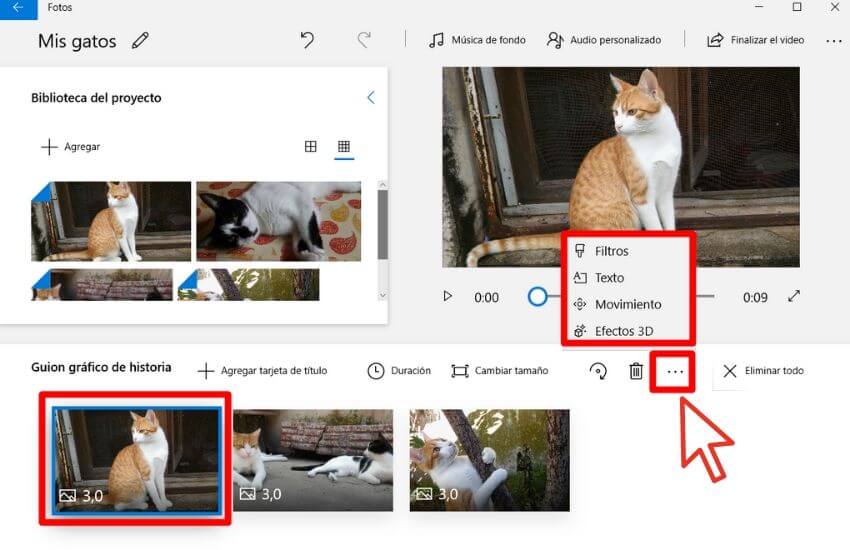como crear un video con fotos