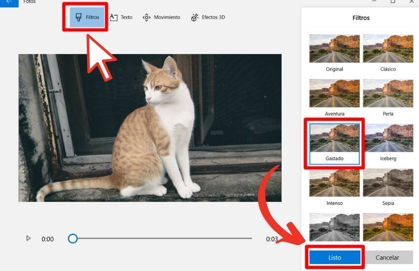como crear un video con fotos