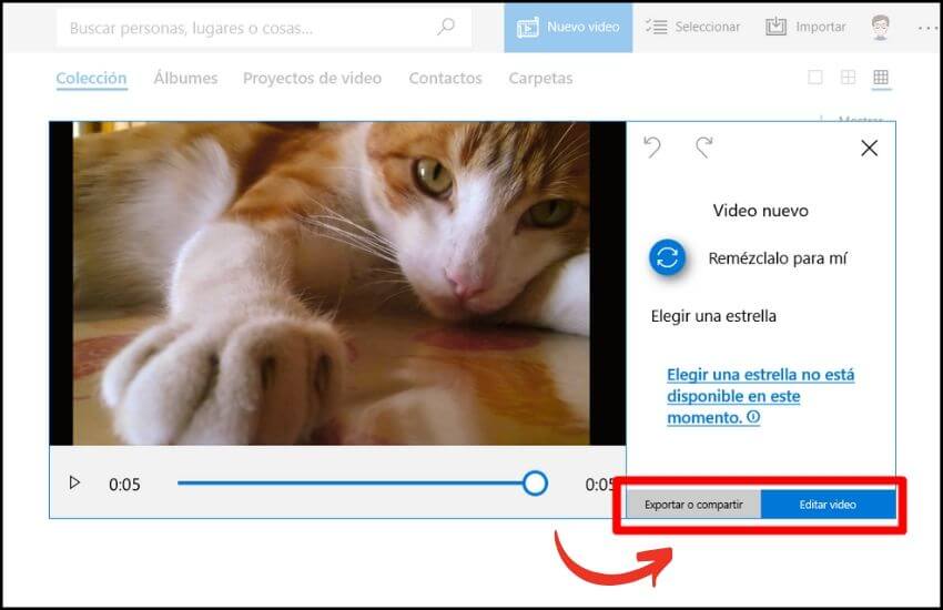 crear un video con fotos