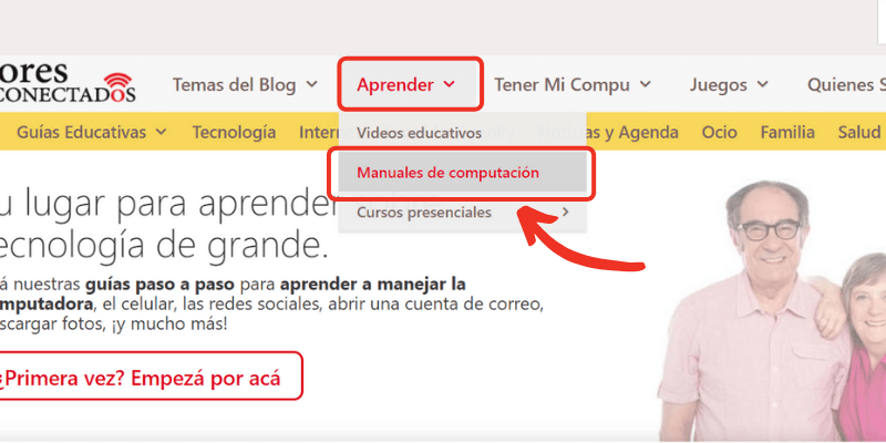 como descargar manuales del blog