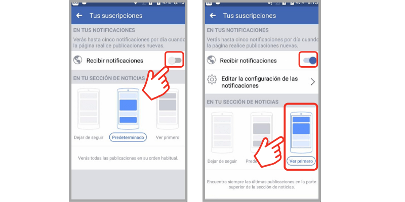 seguir fanpage