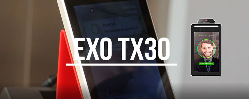Unidad de Reconocimiento Facial y control de temperatura EXO TX30