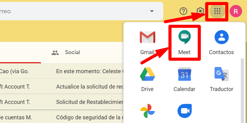 como usar google meet