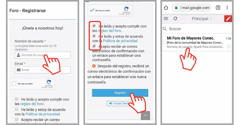 como usar el foro desde el celular