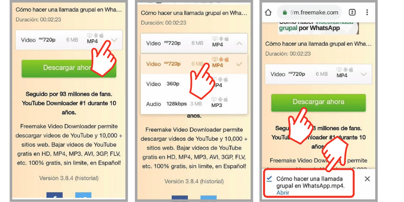 descargar un video de internet