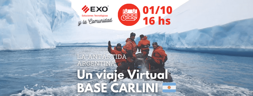 Viaje virtual a la Base Carlini en la Antártida Argentina