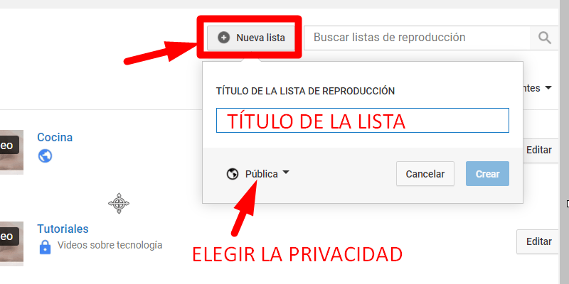 guardar tus videos favoritos