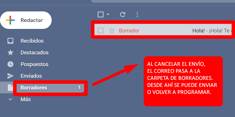 programar correos en gmail