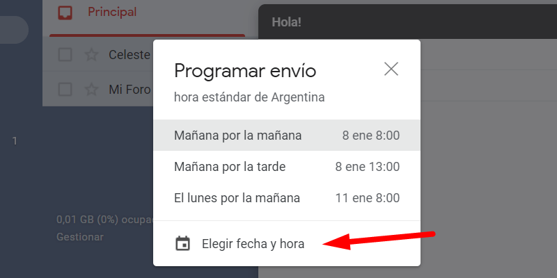 programar correos en gmail