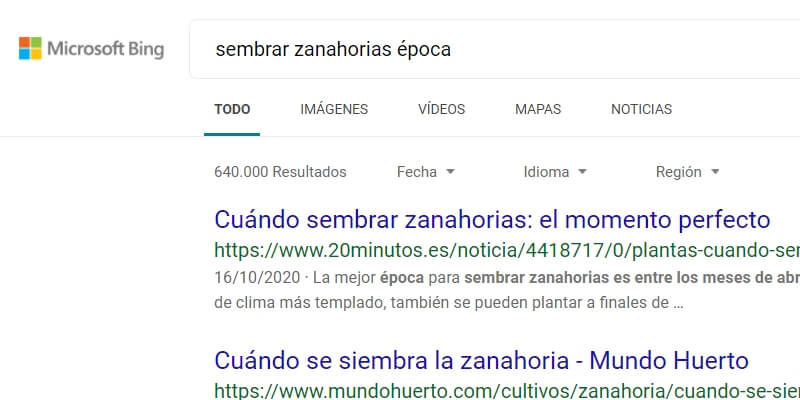 buscadores diferentes de Google