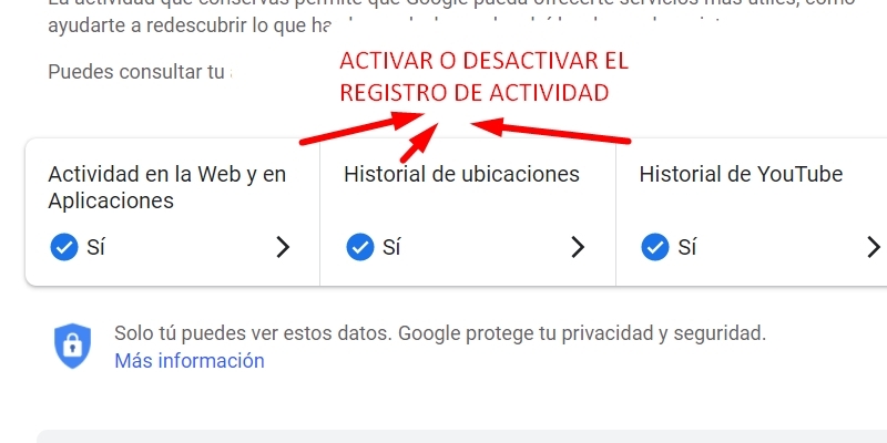 evitar que google guarde información
