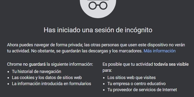evitar que google guarde información